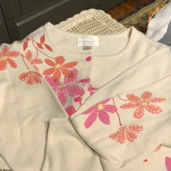 Christopher banks hand embroidered cardigan. - Picture 3 of 5